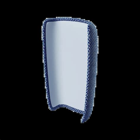 ploom blue fabric back panel